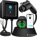 Ultimate Ears Level 2 EV Charger, 48 Amp 240V, J1772 Charger for Non-Tesla EVs, 25ft Cable, WiFi (2.4GHz) Smart App, Weatherproof Indoor/Outdoor (IP66, NEMA 4), UL & ETL Certified, Hardwired, 11.5kW