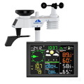Ultimate Ears Wireless Weather Station with Outdoor Wireless Sensor,Radio Controlled Clock,Rain Gauge,Wind Speed/Direction,Moon Phase, Barometer,Temperature/Humidity,Weather Forecast (NO WiFi)