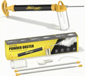 FOCOTOS Diatomaceous Earth Powder Duster, Powder Sprayer with Adjustable Length 4FT, Multi-Purpose Application for Indoor Outdoor Garden (Yellow)