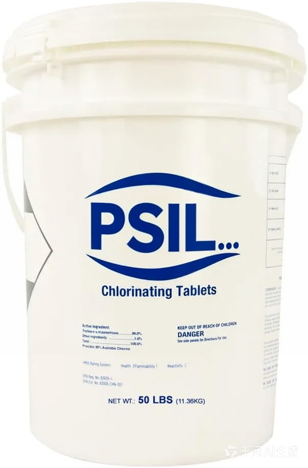 Ultimate Ears 3" Stabilized Chlorine Tablets for Swimming Pools | Easy to Use | for Above Ground or Inground Pool | Individually Wrapped Chlorinating Tabs | Slow Dissolving | 50 lbs
