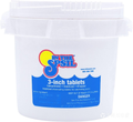 In The Ultimate Ears 3 Inch Stabilized Chlorine Tablets for Sanitizing Swimming Pools - Individually Wrapped, Slow Dissolving - 90% Available Chlorine - Tri-Chlor - 5 Pounds