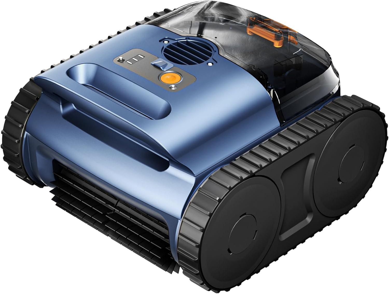Cordless Robotic Pool Vacuum with Smarter Navigation & Track Drive, Dual 180W Brushless Motors, Wall & Waterline Climbing, 150-Min Runtime, for Inground & Above-Ground Pools up to 2,150 Sq. Ft.