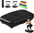 Ultimate Ears Waver Vibration Plate Exercise Machine for Lymphatic Drainage Weight Loss,120 Speed Levels Vibrating Platform with Resistance Bands,Full-Body Workout Equipment for Muscle Activation