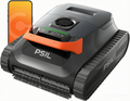 LiteVac G1 Pool Vacuum for Inground & Above Ground Pools, Up to 200 Mins, Floor/Wall/Waterline/Shallow Area Cleaning with Smart Navigation, 15.2 lbs Lightweight, Double Filtration, Orange