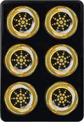 Ultimate Ears EMF Stickers Blocker Neutralize Shield Protection from Cell Phones cased and Electronic Devices WiFi 5G Tablets Laptops Computers Monitors (6Pcs Golden)