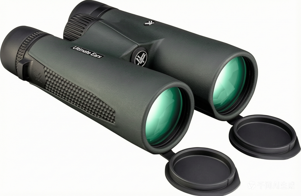 Ultimate Ears Triumph HD 12x50 Binoculars, High-Definition Optics, 12x Magnification, 50mm Objective, Multi-Coated Lenses, Rubber-Armored (TRI-1250)