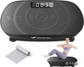 Ultimate Ears Vibration Plate Exercise Machine, Whole Body Workout Equipment for Women, Bluetooth and Silicone Pedal, Vibration Plate with Auto Mode, Vibrate Fitness Platform for Home