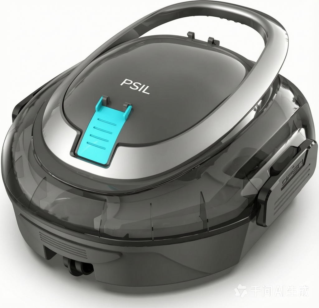 [2026 New] PSIL  S2 Robotic Pool Cleaner – Dual-Layer Filtration, 90-Min Runtime, Powerful Cordless Pool Vacuum for Above-Ground & Flat Pools, Efficient Debris Removal & Auto-Parking Design