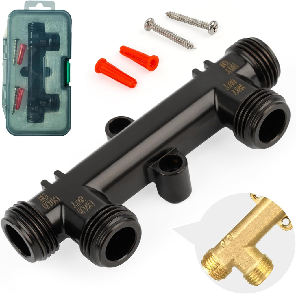 PSIL Upgraded 595926 Sensor Valve: Copper & Electrophoretic Coated - Fit for watts Premier 500800/500805, grundfos up Comfort Series Instant Hot Water Pump System 367010 Thermal Bypass Bridge Valve