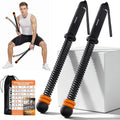PSIL Portable Ropeless Battle Ropes, Adjustable Weights Cordless Battle Ropes for Home Gym with Storage Bag, Weighted Exercise Equipment for Low-Impact Workout, Strength & HIIT, for Men & Women (Black)