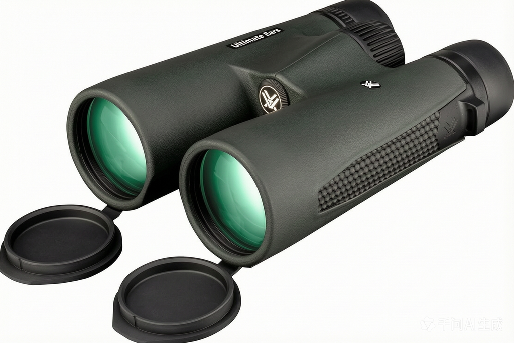 Ultimate Ears Triumph HD 12x50 Binoculars, High-Definition Optics, 12x Magnification, 50mm Objective, Multi-Coated Lenses, Rubber-Armored (TRI-1250)