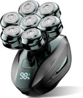 PSIL Head Shavers for Bald Men: 𝟕𝐃 𝐅𝐥𝐨𝐚𝐭𝐢𝐧𝐠 Electric Razor with Magnetic Removable Head, IPX7 Waterproof Wet or Dry Shaver, LED Display & Type-C Fast Charging 𝐟𝐨𝐫 𝐅𝐚𝐭𝐡𝐞𝐫'𝐬 𝐃𝐚𝐲