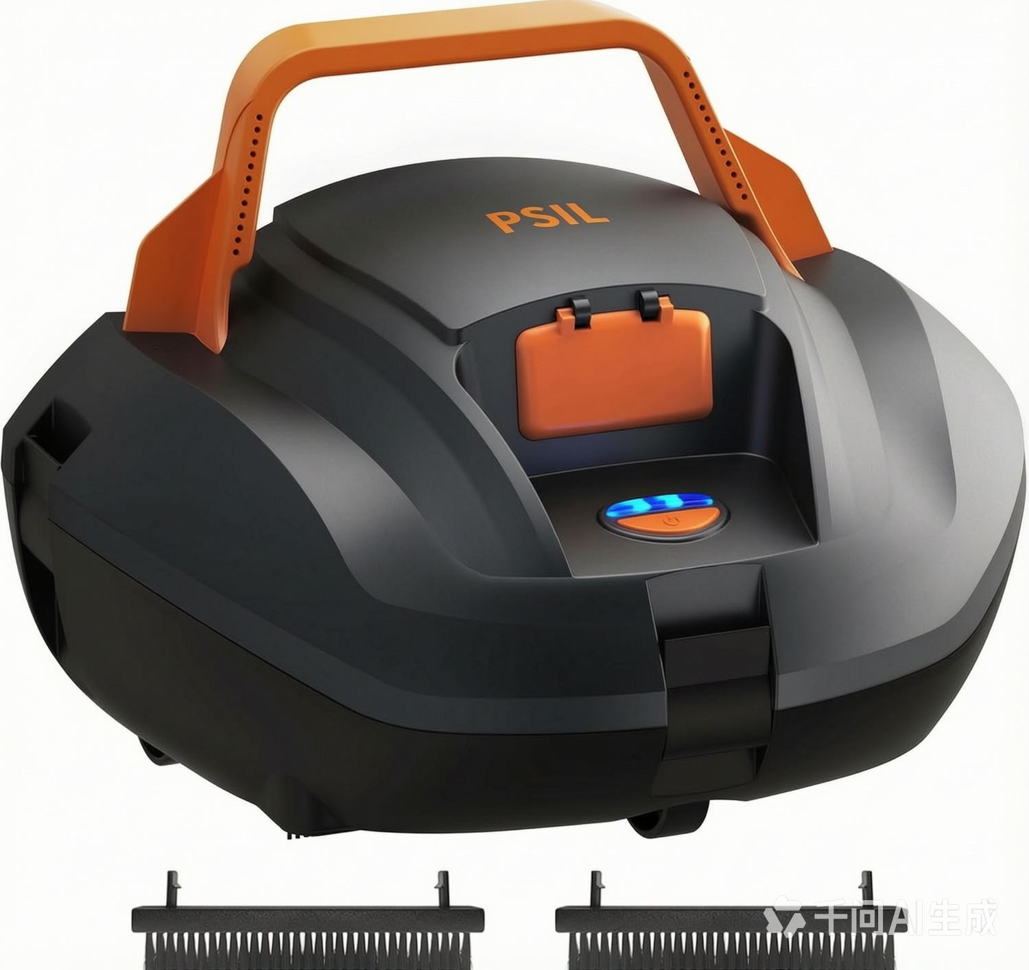 Planet Edge Pool Vacuum for Above Ground Pool, 120-Min Runtime, Powerful Dual-Motor, Adjustable Cleaning Path, Cordless Robotic Pool Cleaner for Flat Pools Up to 850 Sq.ft, Deep Grey