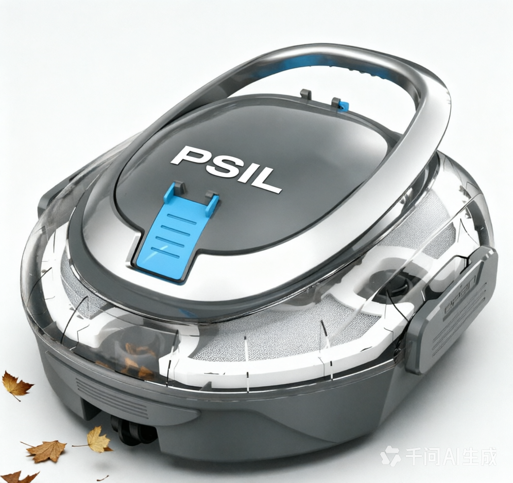 PSIL S2 Cordless Robotic Pool Cleaner Dark Gray