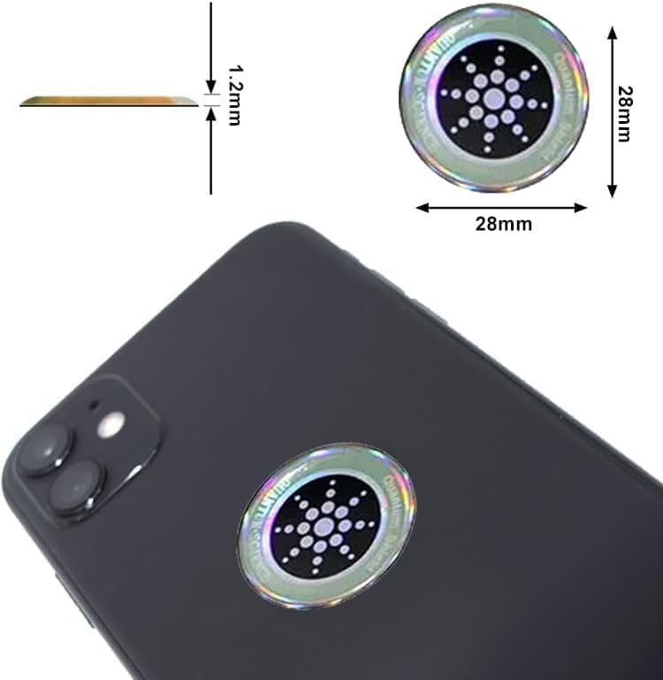 EMF Stickers Blocker Neutralize Shield Protection for Cell Phones cased and Electronic Devices WiFi 5G Tablets Laptops Computers TV Monitors (6 Pcs Sliver)-Ultimate Ears