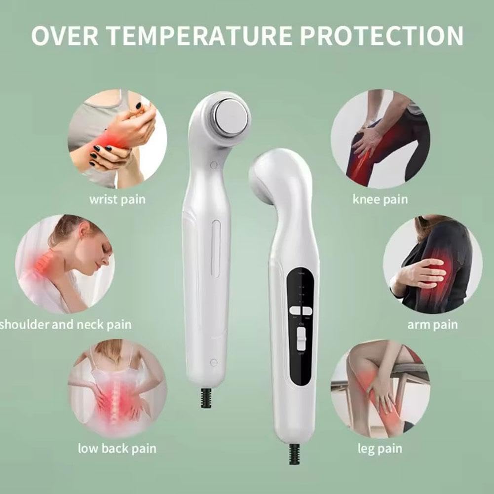Ultimate Ears Portable Home Ultrasound Therapy Machine, Rapid Release Therapy Massager Deep Tissue,Portable Quiet Shockwave Therapy Machine,Body Muscle Relaxation Devices for Full-Body use (US Plug)