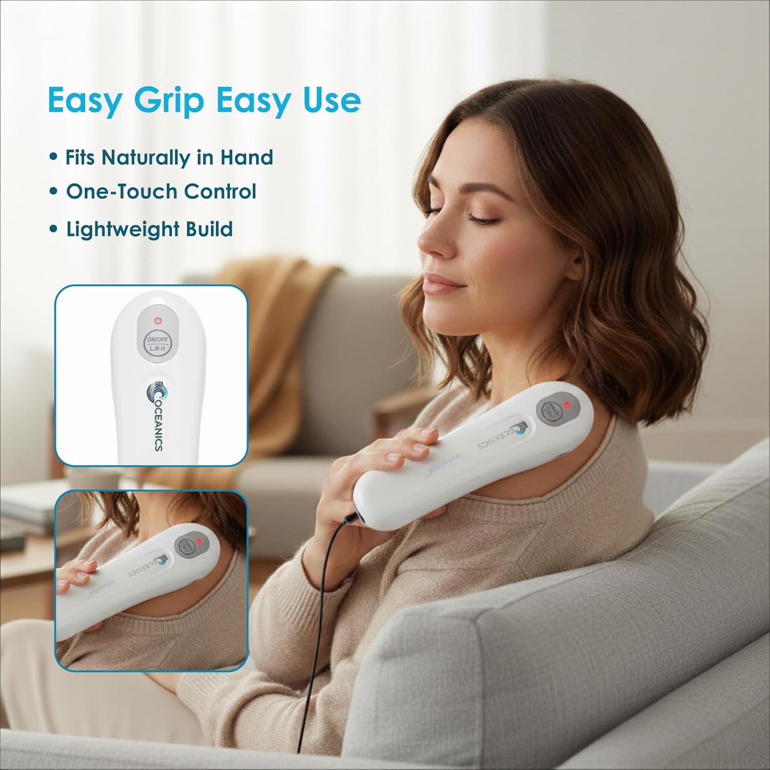 Ultimate Ears Portable Drug-Free Muscle Recovery Massager - Compact Home Personal-Care Machine, Muscle Relaxer, Stress Release Massager for Joint Pain and Joint Care