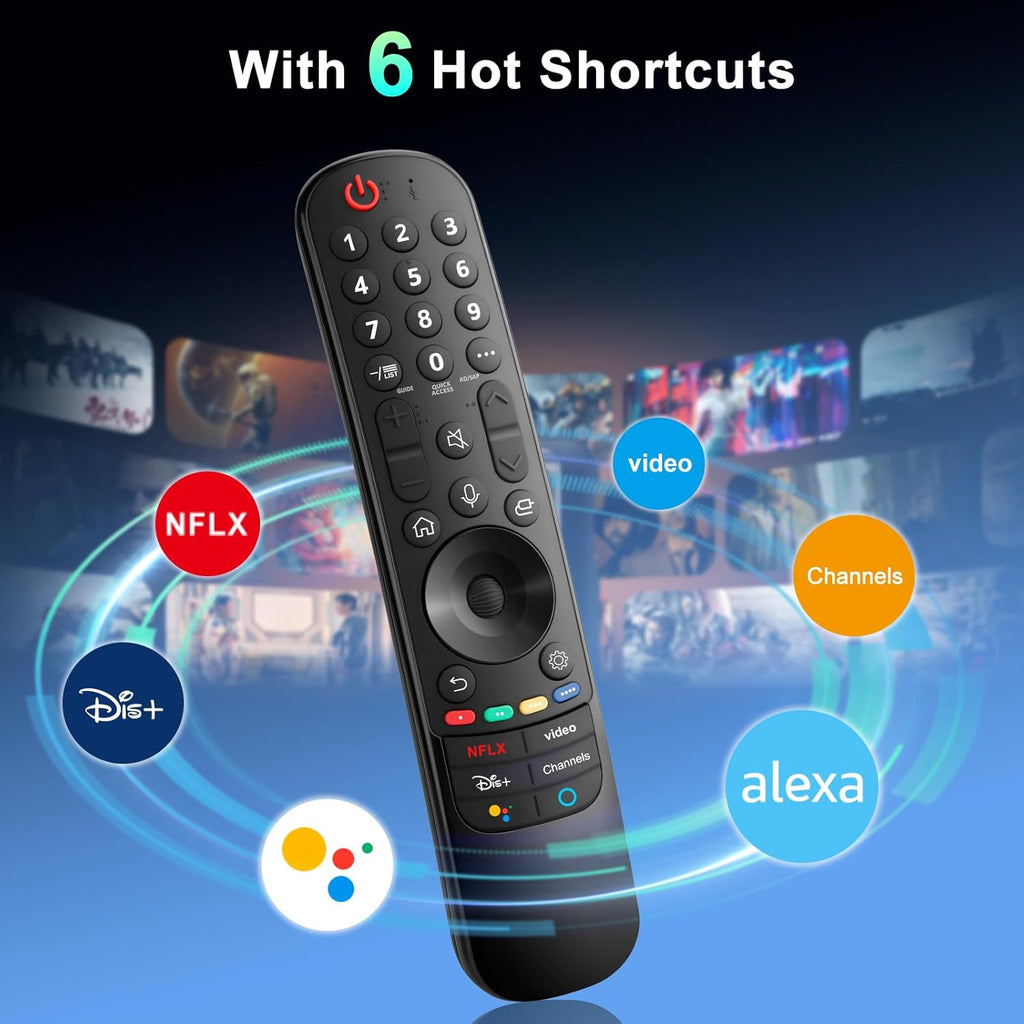 Ultimate Ears Magic Remote for LG-Smart-TV-Remote-Control-Replacement with Pointer and Voice Function,Compatible with LG 2021/2022/2023/2024 UHD OLED QNED NanoCell 4K 8K Smart TV