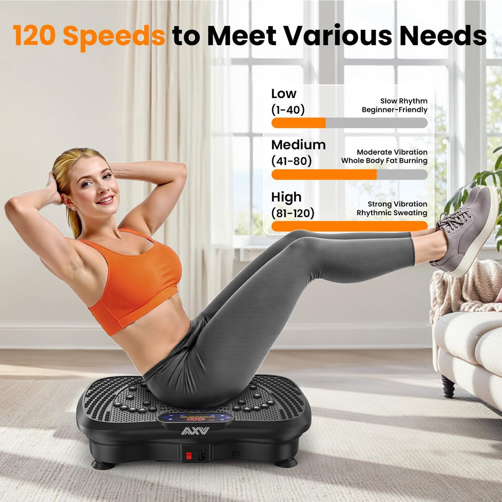 Ultimate Ears Vibration Plate Fitness Platform Exercise Machine Vibrating Shaking Full Body Shaker Workout Vibrate Stand Shake Board Sport for Weight Loss Fat Burner for Gym Home Office