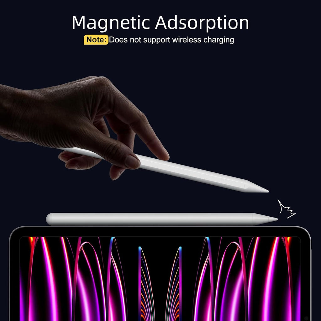Ultimate Ears Stylus Pen for iPad 6th-11th Generation-2X Fast Charge Active Pencil Compatible with 2018-2026 Apple iPad Pro 11"/12.9"/M4, iPad Air 3/4/5/M2/M3/M4,iPad mini 5/6/7 Gen-White