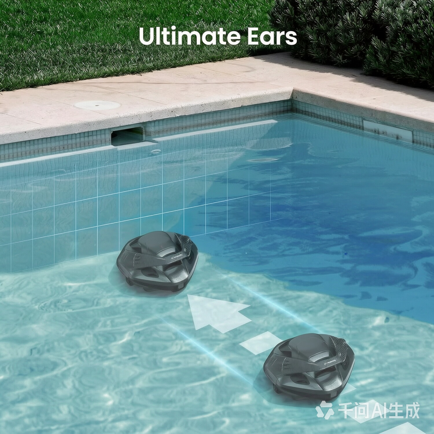 Ultimate Ears Seagull SE 2025 Cordless Robotic Pool Vacuum with 1200GPH Strong Suction, Lasts 90 Mins Runtime, LED Indicator,Pool Vacuum for Above-Ground Pool up to 40 Feet, Grey & Teal