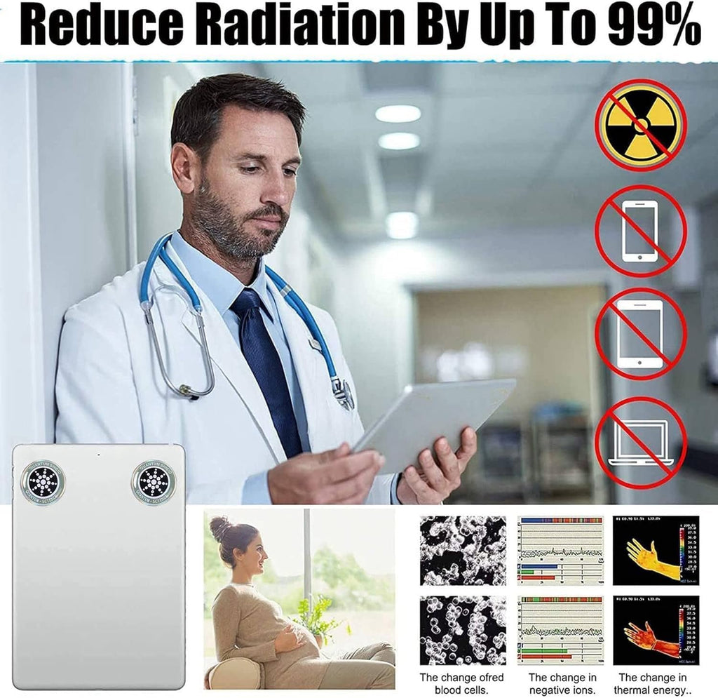 EMF Stickers Blocker Neutralize Shield Protection for Cell Phones cased and Electronic Devices WiFi 5G Tablets Laptops Computers TV Monitors (6 Pcs Sliver)-Ultimate Ears