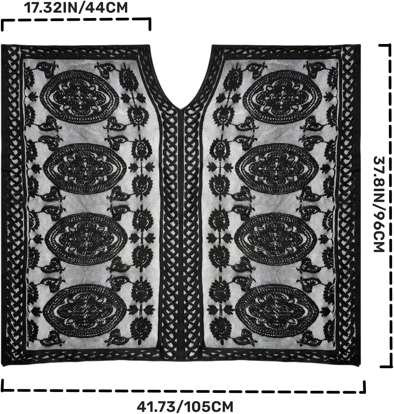 CharJenPro Sexy Elegant Lace Beach Cover Up for Women, Bathing Suit Cover Up, V-Neck Swimsuit Coverup for Poolside, Seaside and Party