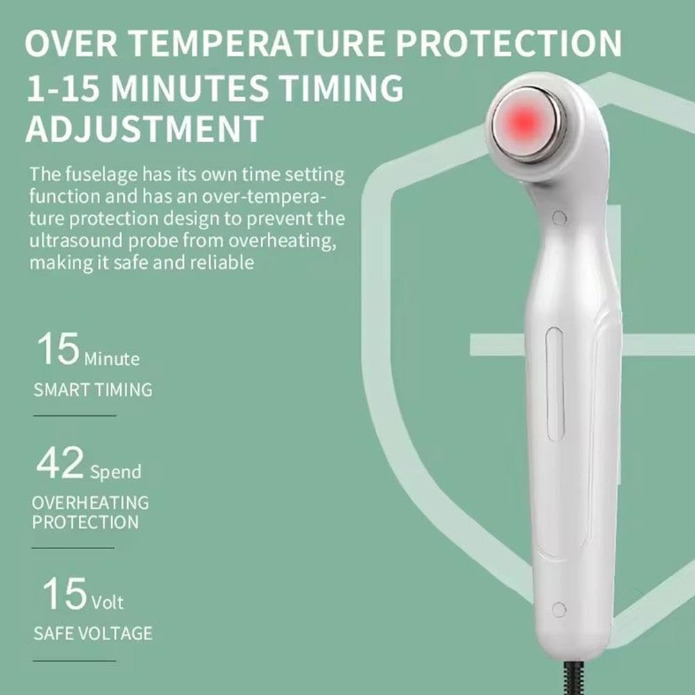 Ultimate Ears Portable Home Ultrasound Therapy Machine, Rapid Release Therapy Massager Deep Tissue,Portable Quiet Shockwave Therapy Machine,Body Muscle Relaxation Devices for Full-Body use (US Plug)