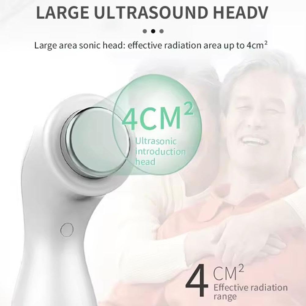 Ultimate Ears Portable Home Ultrasound Therapy Machine, Rapid Release Therapy Massager Deep Tissue,Portable Quiet Shockwave Therapy Machine,Body Muscle Relaxation Devices for Full-Body use (US Plug)