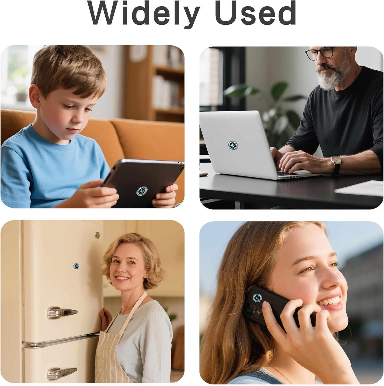 EMF Stickers Blocker Neutralize Shield Protection for Cell Phones cased and Electronic Devices WiFi 5G Tablets Laptops Computers TV Monitors (6 Pcs Sliver)-Ultimate Ears